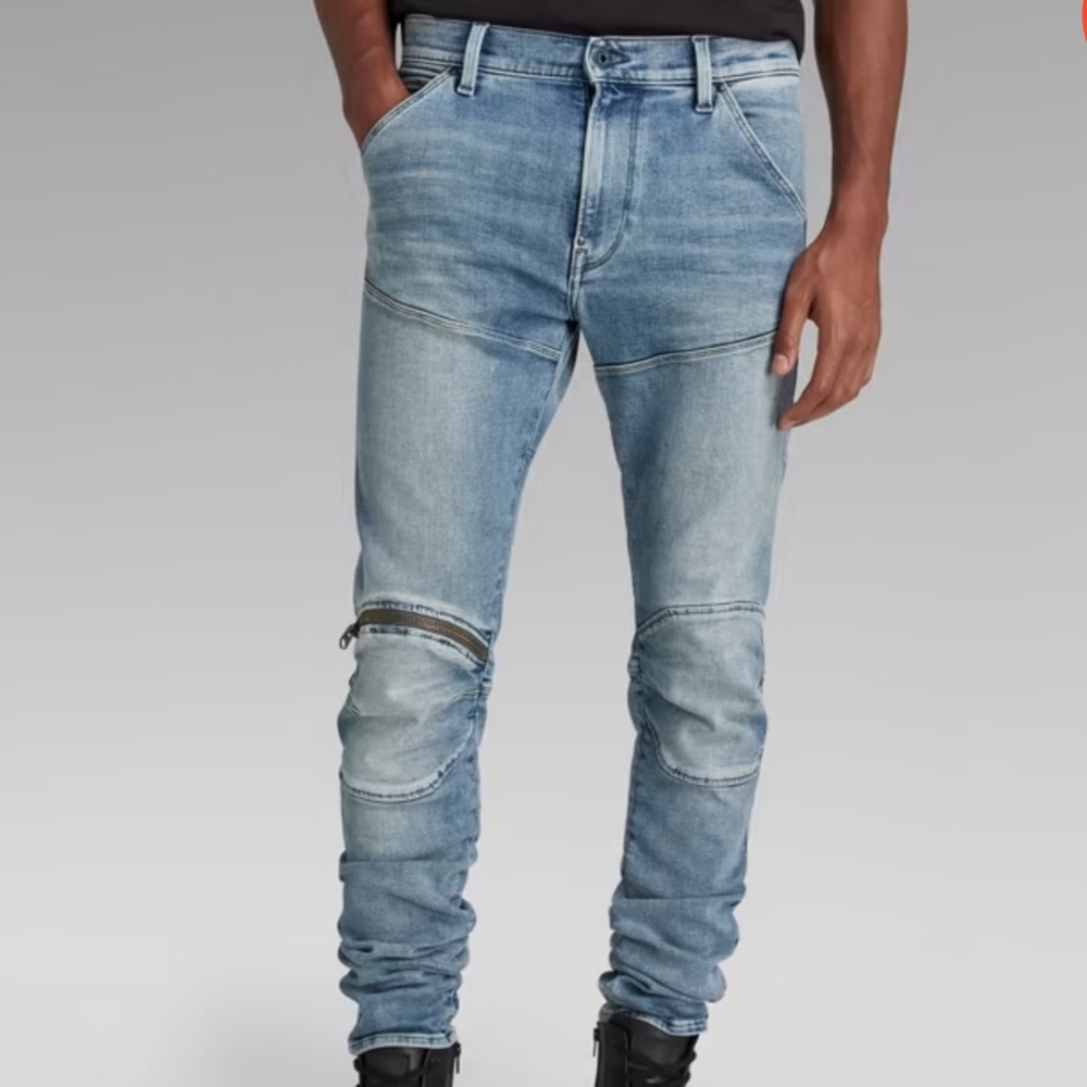 Men’s G-Star Raw 5620 3D Zip Knee Skinny Jeans